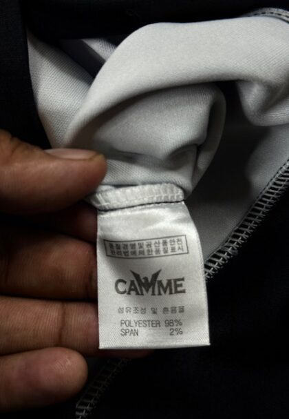 CAMME Moon Graphic Zip-Up Hoodie Black (L)