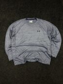 Under Armour HeatGear Long Sleeve Performance Tee – Grey Heather – Size L/XL