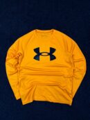 Under Armour HeatGear Yellow Long Sleeve (XS / Youth Large)