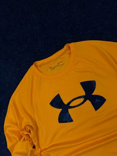 Under Armour HeatGear Yellow Long Sleeve (XS / Youth Large)