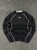 Under Armour Fitted Compression Long Sleeve Black (L)