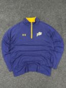 Under Armour Navy & Yellow 1/4 Zip Performance Pullover (M/L)