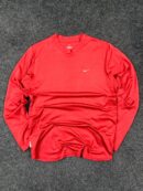 Nike Dri-Fit Red Long Sleeve Performance Tee (S)