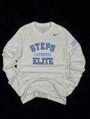 Nike Dri-Fit Steps Lacrosse Elite Long Sleeve Tee White (XS)