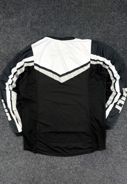Home BILT Performance Mesh Riding Jersey Black White (M/L)
