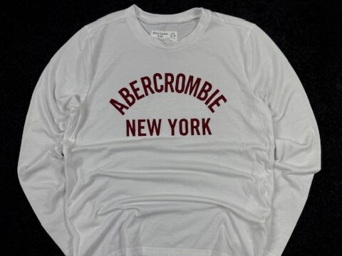 Abercrombie Kids New York Long Sleeve T-Shirt White (XS | 13/14)