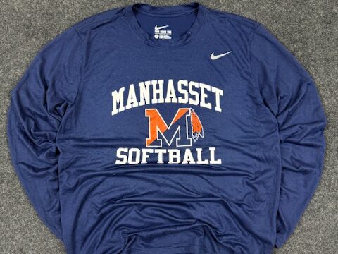 Nike Dri-FIT Manhasset Softball Long Sleeve T-Shirt Navy (L)