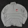 Under Armour HeatGear Grey Quarter Zip Pullover (Size L/XL)