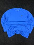 Under Armour HeatGear Long Sleeve T-Shirt Blue (3XL) Loose Fit