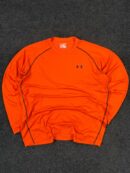 Under Armour ColdGear Fitted Long Sleeve Performance Top Orange (2XL)