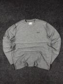 Under Armour ColdGear Fitted V-Neck Performance Long Sleeve Grey (2XL)