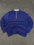 Under Armour HeatGear 1/4 Zip Blue Long Sleeve (3XL)