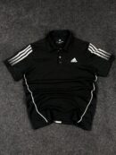 Adidas ClimaLite Black Polo T-Shirt (L) – Premium Sports & Casual Wear