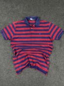 Ralph Lauren Striped Polo T-Shirt (L/XL) – Classic Premium Cotton Polo