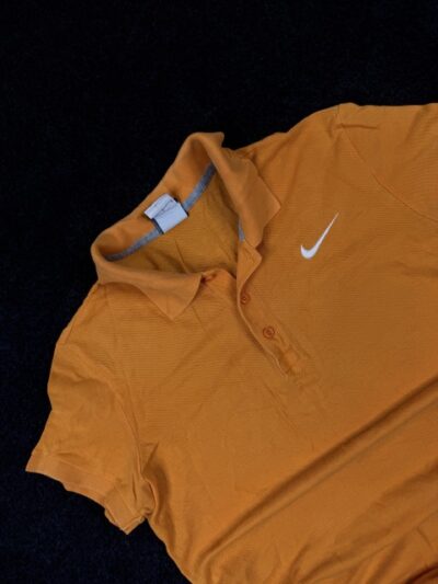 Nike Polo T-Shirt Women (L) – Orange Minimal Casual Wear