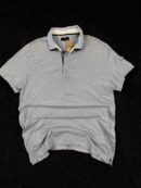 ZARA Slim Fit Polo T-Shirt (L) – Light Blue Premium Edition