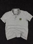 Stone Island Polo T-Shirt (S/M) – Grey Premium Badge Polo