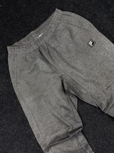 FILA Grey Track Pants (M) – Minimal Gym & Daily Wear Joggers