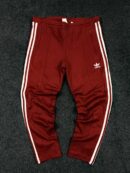 Adidas Originals Red 3-Stripe Track Pants (M) – Trefoil Joggers