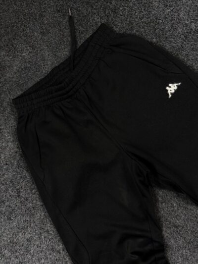 Kappa Track Pants (M) – Black Slim Fit Activewear