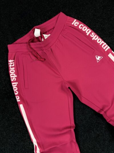 Le Coq Sportif Track Pants (S Women) – Pink Stretch Joggers