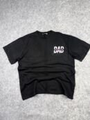 DSS Studio LAB “Bad Brow” Graphic Oversized T-Shirt (L) | Streetwear Back Print Tee | Black Skate Style T-Shirt