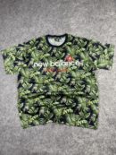 New Balance Tropical Print Oversized T-Shirt (XL) | Premium Mesh Streetwear Tee | Summer Graphic Shirt