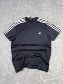 Adidas 3 Stripes T-Shirt for Men | Athletic Fit Gym Wear Tee | Size L India
