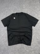 Descente Black Performance T-Shirt L | Minimal Gym Wear Tee | Premium Activewear India