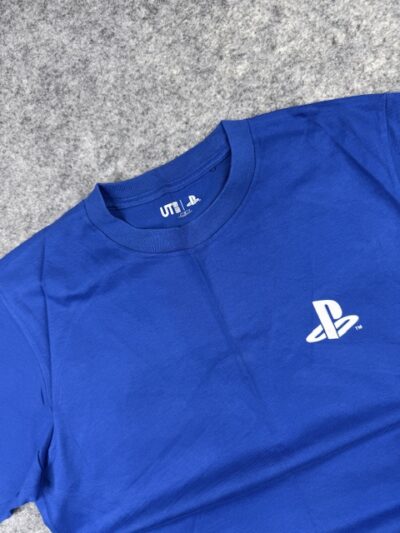 Uniqlo UT x PlayStation Blue T-Shirt S | Gaming Graphic Tee | Anime & Streetwear India