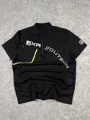 EXR Techwear Black Zip T-Shirt L | Half Zip Sports Tee | Premium Activewear Streetwear India