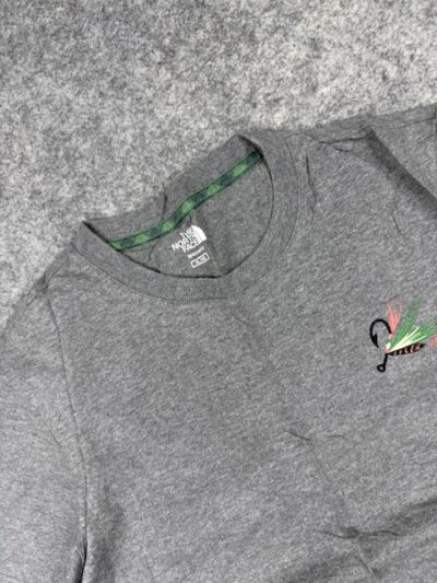 The North Face Grey T-Shirt M | Regular Fit Cotton Tee | Premium Casual Wear India