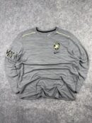 Nike Dri-FIT Grey Army Logo Long Sleeve T-Shirt (XL/XXL) | Men’s Athletic Sports Tee