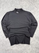 Under Armour Black Mock Neck Compression T-Shirt (XL) | Long Sleeve Gym Activewear
