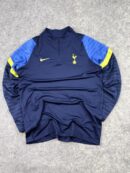 Nike Tottenham Hotspur Dri-FIT Training Top (L) | Navy Blue Quarter Zip Football Drill Sweatshirt