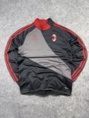 Adidas AC Milan Champions League Climalite Training Top (M/L) | Black Red Long Sleeve Football Jersey