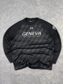 Under Armour Geneva Tornado Soccer Jersey (L/XL) | Black Long Sleeve Training Tee