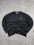 Under Armour HeatGear Long Sleeve T-Shirt (L/XL) | Black Loose Fit Gym Wear