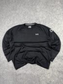 Under Armour HeatGear Long Sleeve Performance T-Shirt (2XL/3XL) | Black Loose Fit Activewear