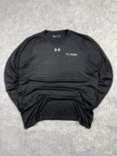 Under Armour HeatGear Training Tee – Jet Black – Large/XL – Loose Fit Workout Top