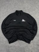 Under Armour 1/4 Zip Pullover – Black Evergreen Graphic – Size L/XL