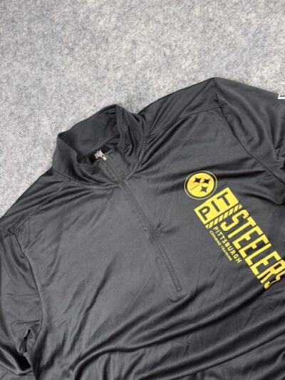 NFL Pittsburgh Steelers 1/4 Zip Pullover – PIT Steelers Graphic – Size XL/XXL
