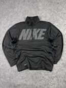 Nike Dri-FIT Half Zip Long Sleeve T-Shirt (S/M) | Black Training Gym Top
