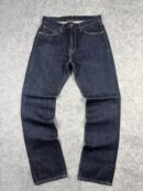 Uniqlo UJ Premium Dark Indigo Denim Jeans W31 L42 | Straight Fit