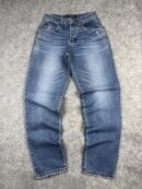 Interflow Women Light Blue Denim Jeans W26 L42 | Straight Fit Premium Wash