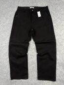 Bricaid Black Slim Fit Pants W34 L38 | Premium Stretch Trouser