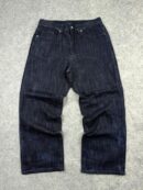8 Seconds Dark Indigo Denim Jeans W34 L38 | Relaxed Fit Premium