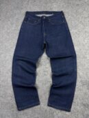 Classic Dark Indigo Straight Fit Jeans W32 L38.5 | Clean Minimal Denim