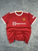 Manchester United Ronaldo #7 Football Jersey Red (XL) | Soccer Fan Tee