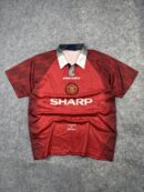 Umbro Manchester United Sharp Jersey L | Retro Red Football Shirt Vintage Soccer Tee